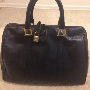 DIOR boston bag in black color